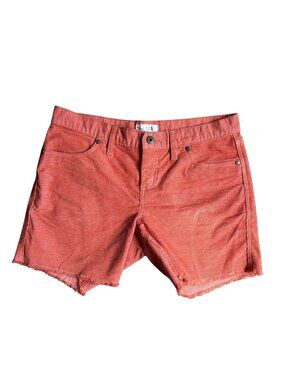 Carve Designs Corduroy Oahu Shorts Womens Size 2 Orange